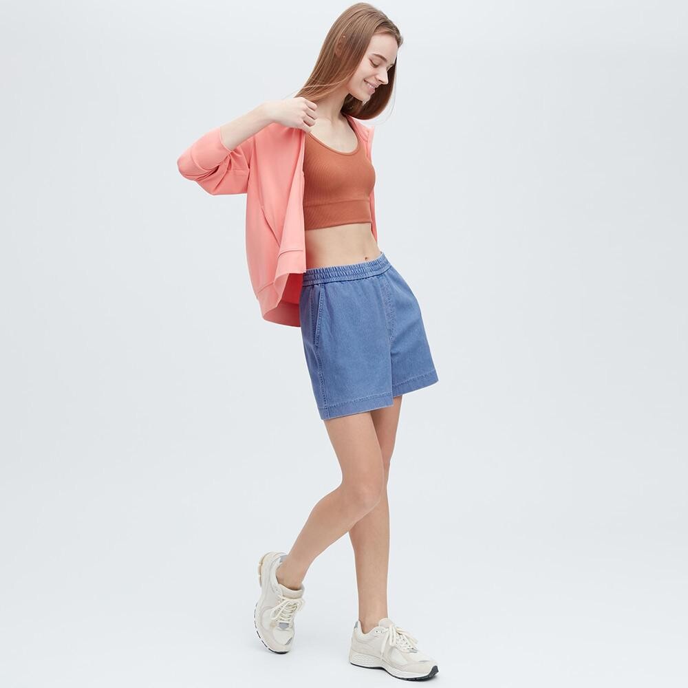 

Шорты трикотажные Uniqlo, синий
