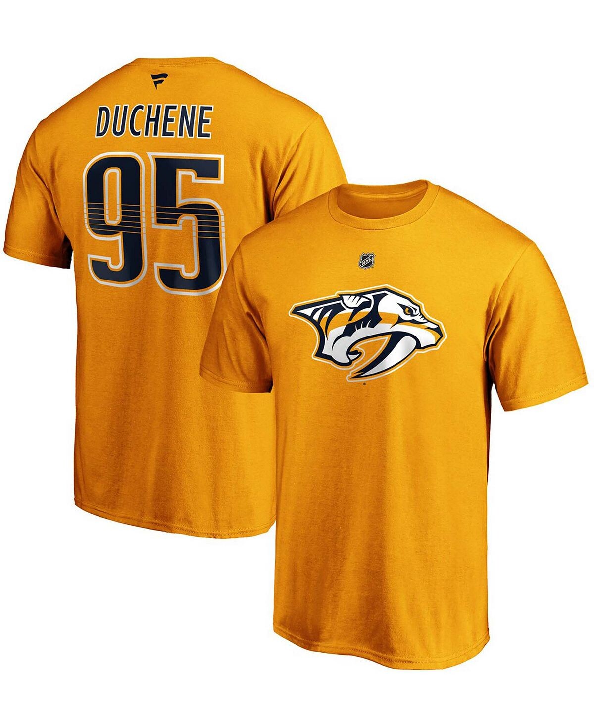 

Мужская футболка matt duchene gold nashville predators player с подлинным именем и номером стека Fanatics