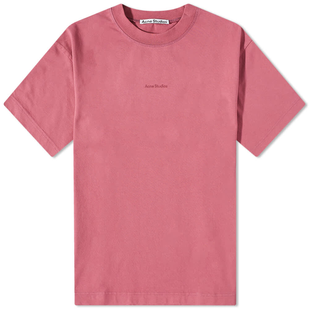 

Футболка Acne Studios Extorr Stamp Logo Tee, Красный