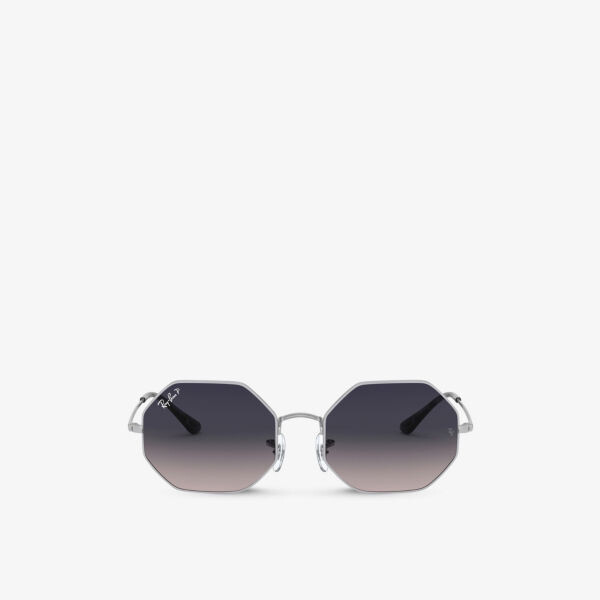 

Солнцезащитные очки RX1972V в металлической восьмиугольной оправе Ray-Ban, серебряный
