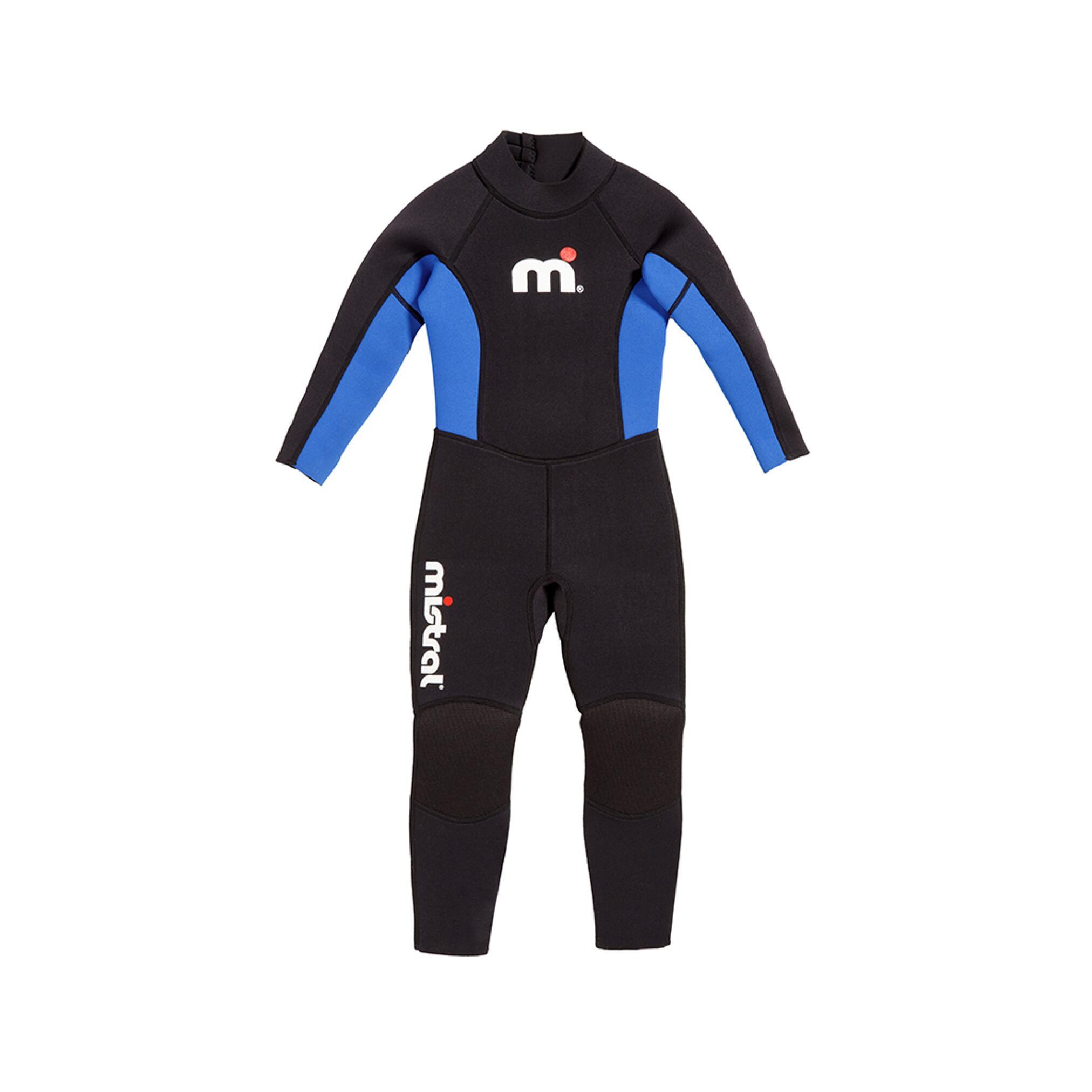 цена Гидрокостюм серфинг Mistral Ocean 4/3 мм детский черный/синий