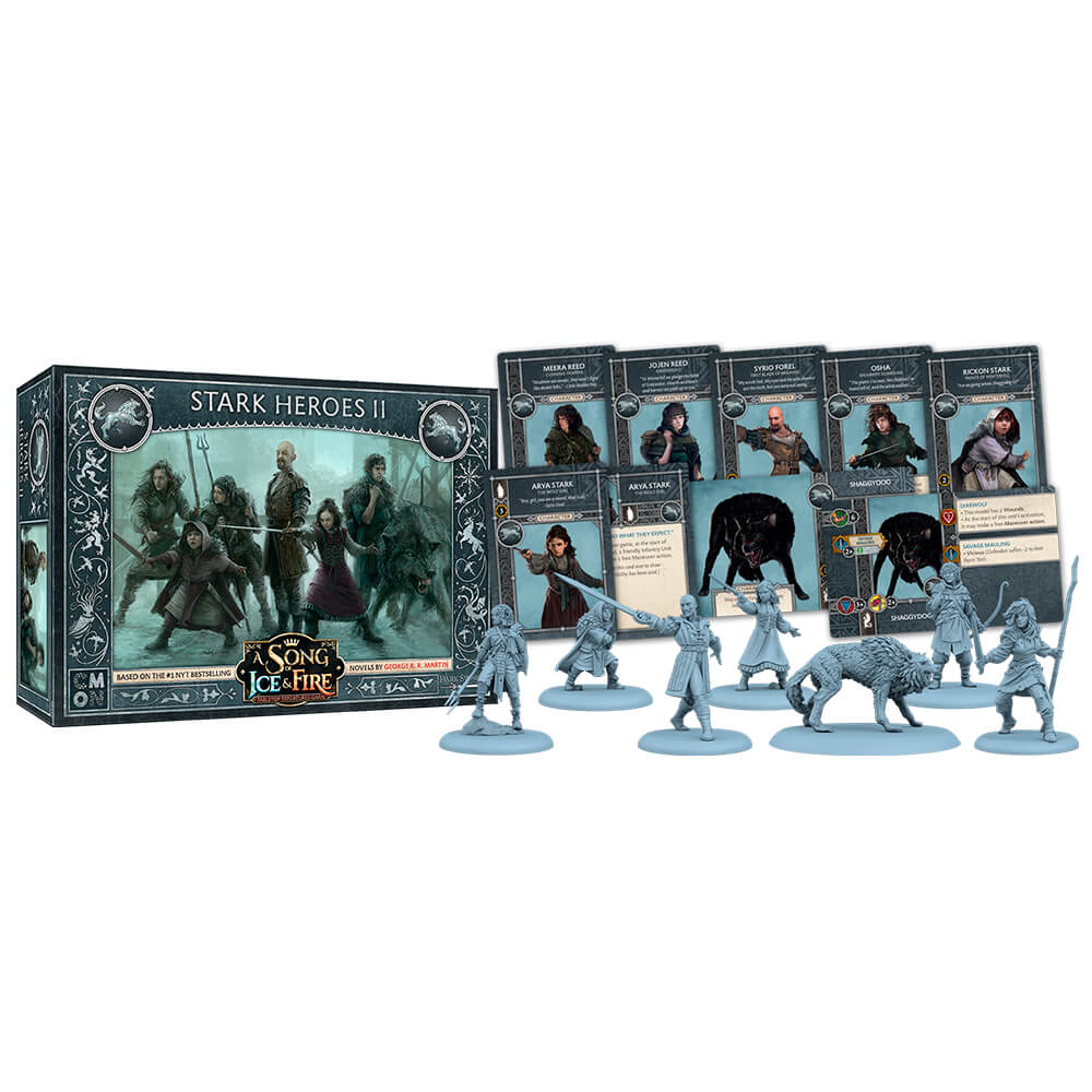 a song of ice and fire Дополнительный набор к CMON A Song of Ice and Fire Tabletop Miniatures Game, Stark Heroes II