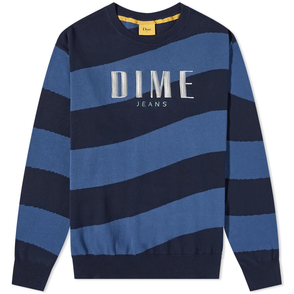 

Джемпер Dime Wave Striped Crew Knit, Синий