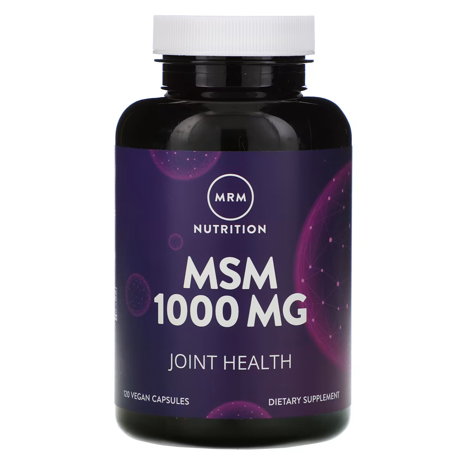 MRM Nutrition, Nutrition, МСМ, 1000 мг, 120 веганских капсул