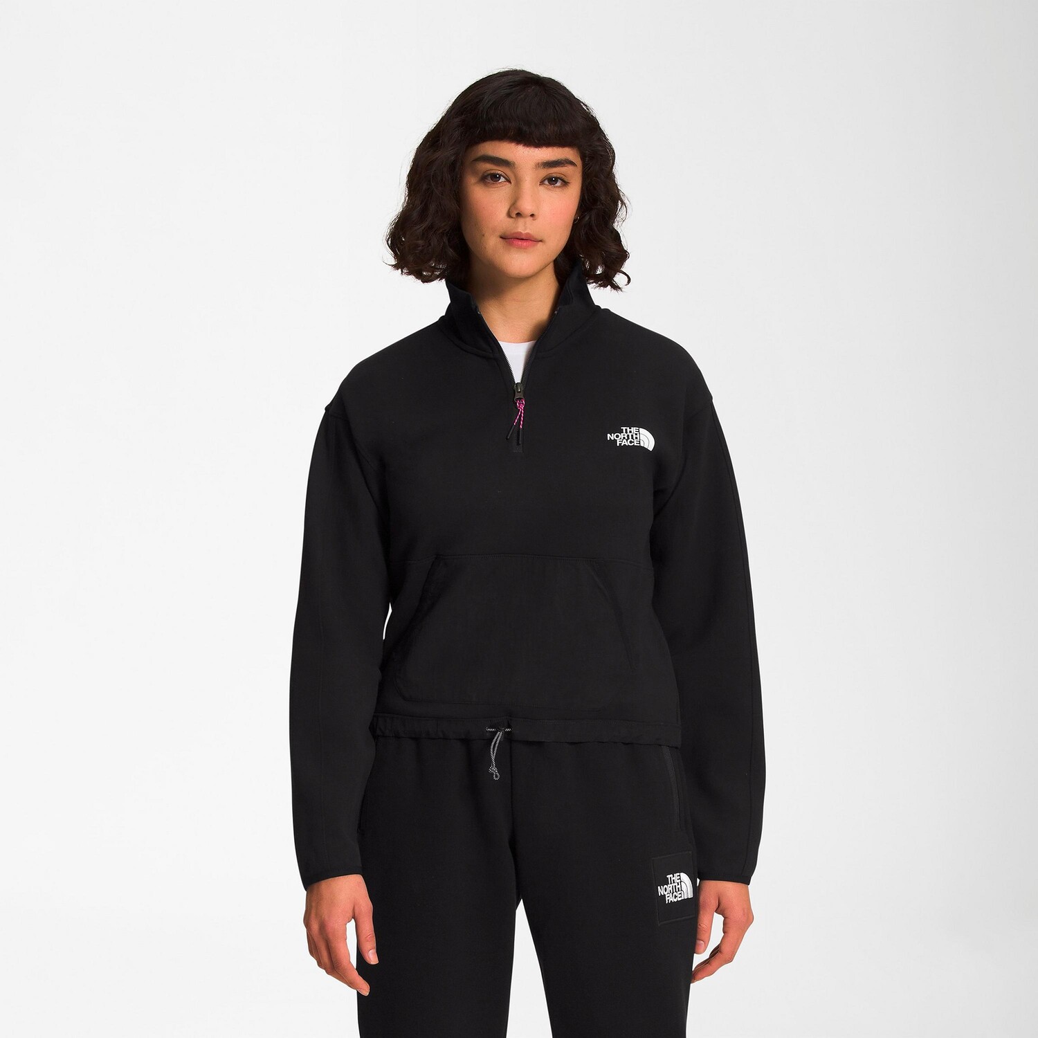 

Женская куртка-пуловер The North Face Tech с молнией на четверть, черный