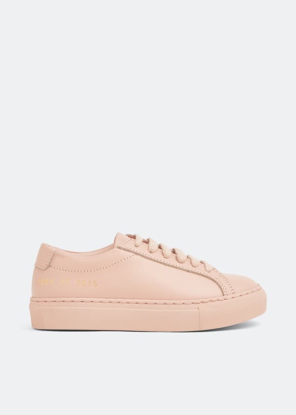 

Кроссовки COMMON PROJECTS Achilles leather sneakers, розовый
