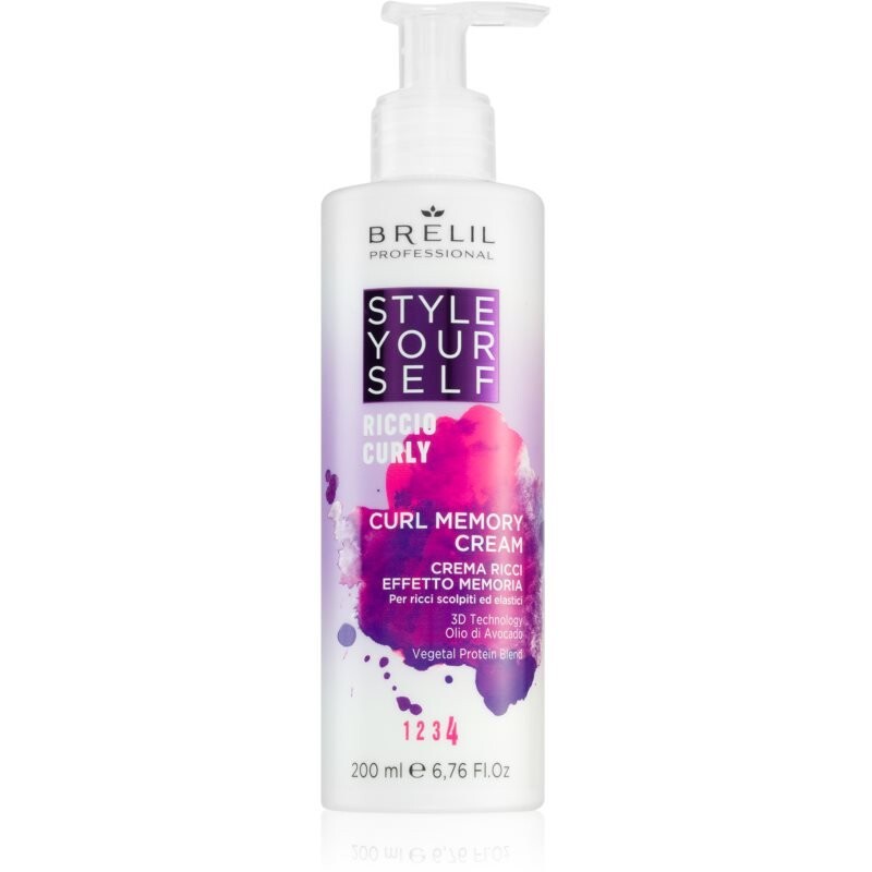 

Brelil Numéro Style YourSelf Curl Memory Cream крем для придания формы вьющимся и волнистым волосам 200 мл Inna Marka