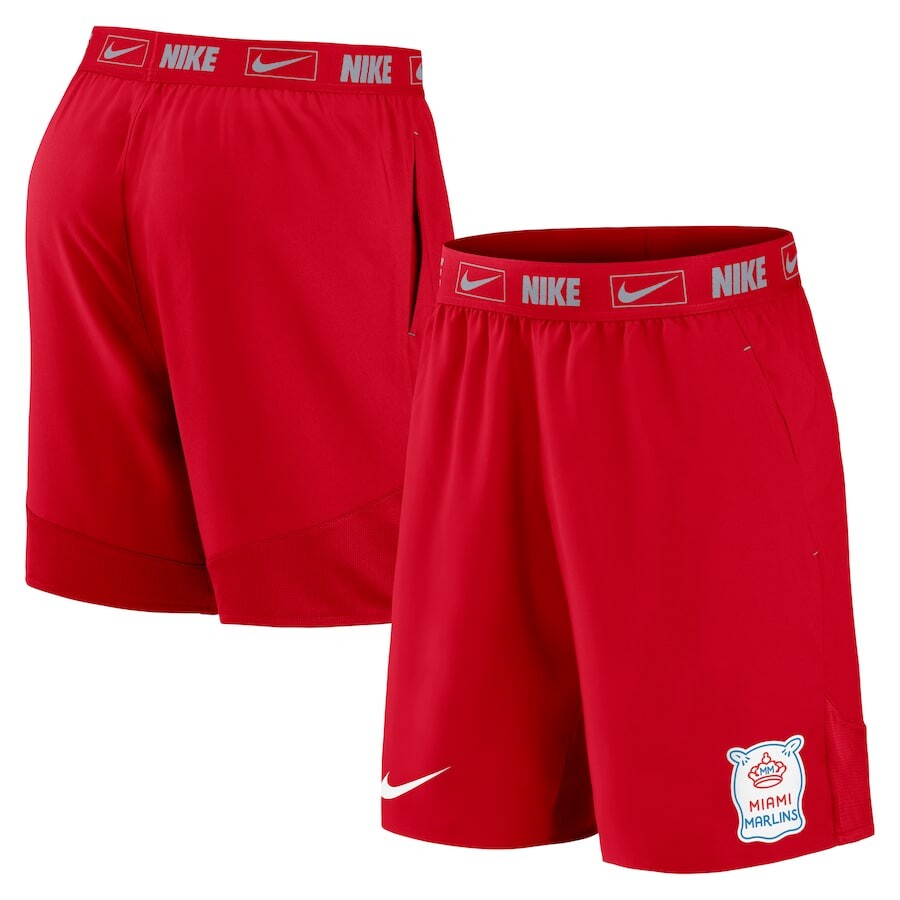 

Шорты Nike Miami Marlins, красный