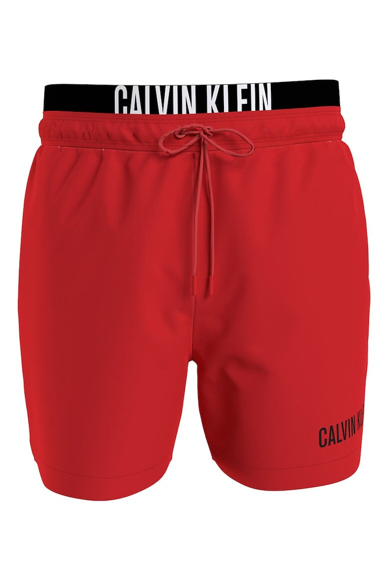 

Шорты для плавания с логотипом на талии Calvin Klein, красный