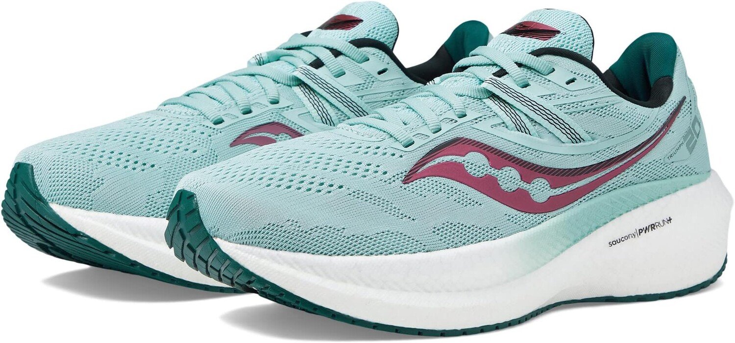 

Кроссовки Triumph 20 Saucony, цвет Mineral/Berry