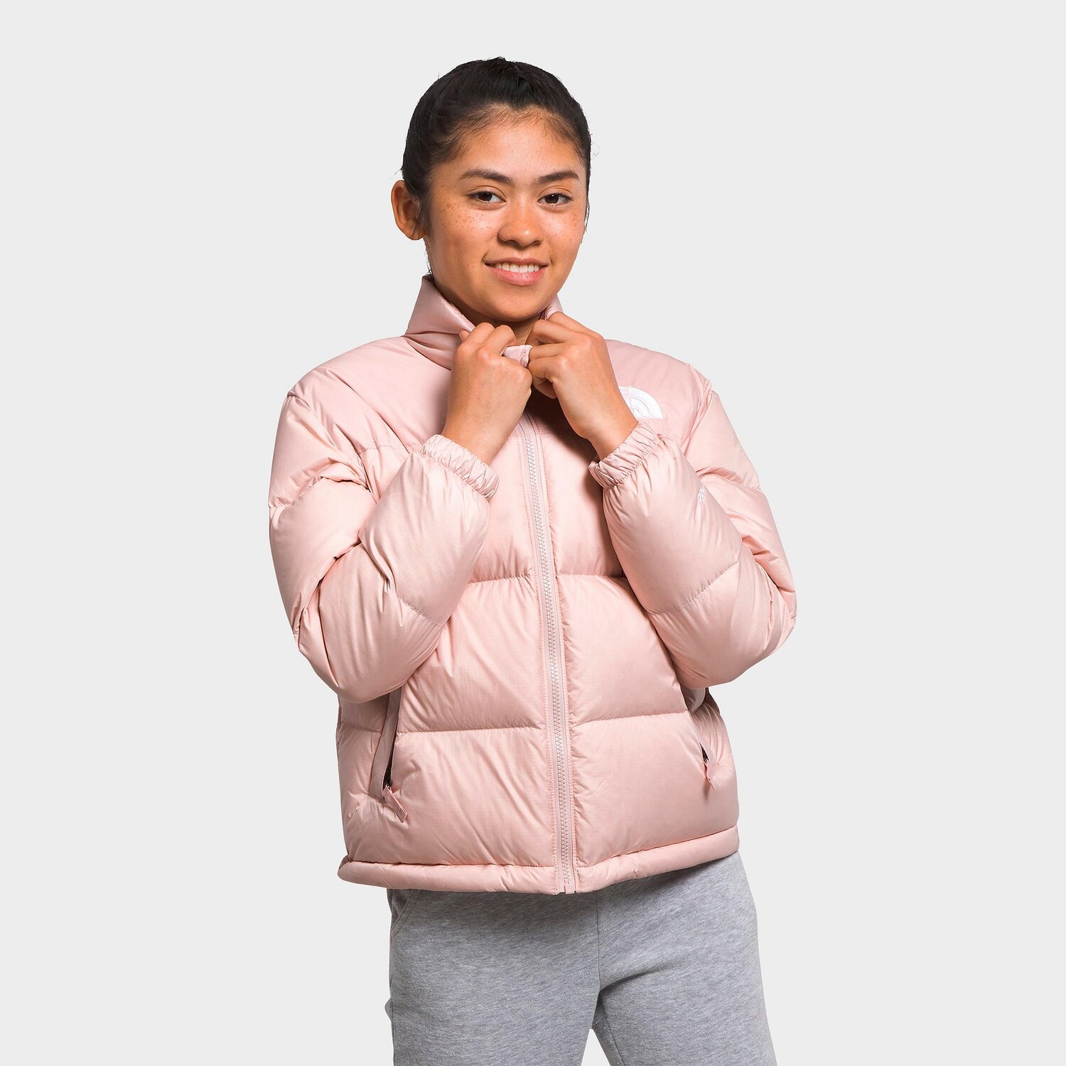 

Детская куртка Nuptse в стиле ретро 1996 года The North Face, розовый