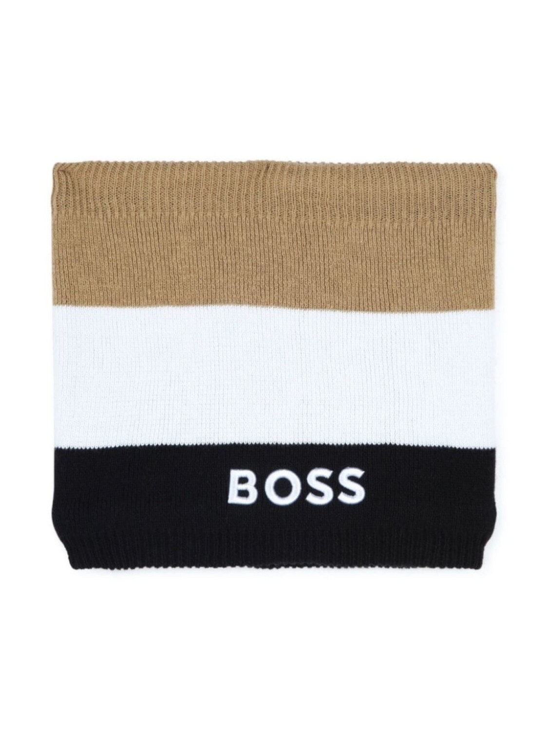

BOSS Kidswear снуд с логотипом, черный
