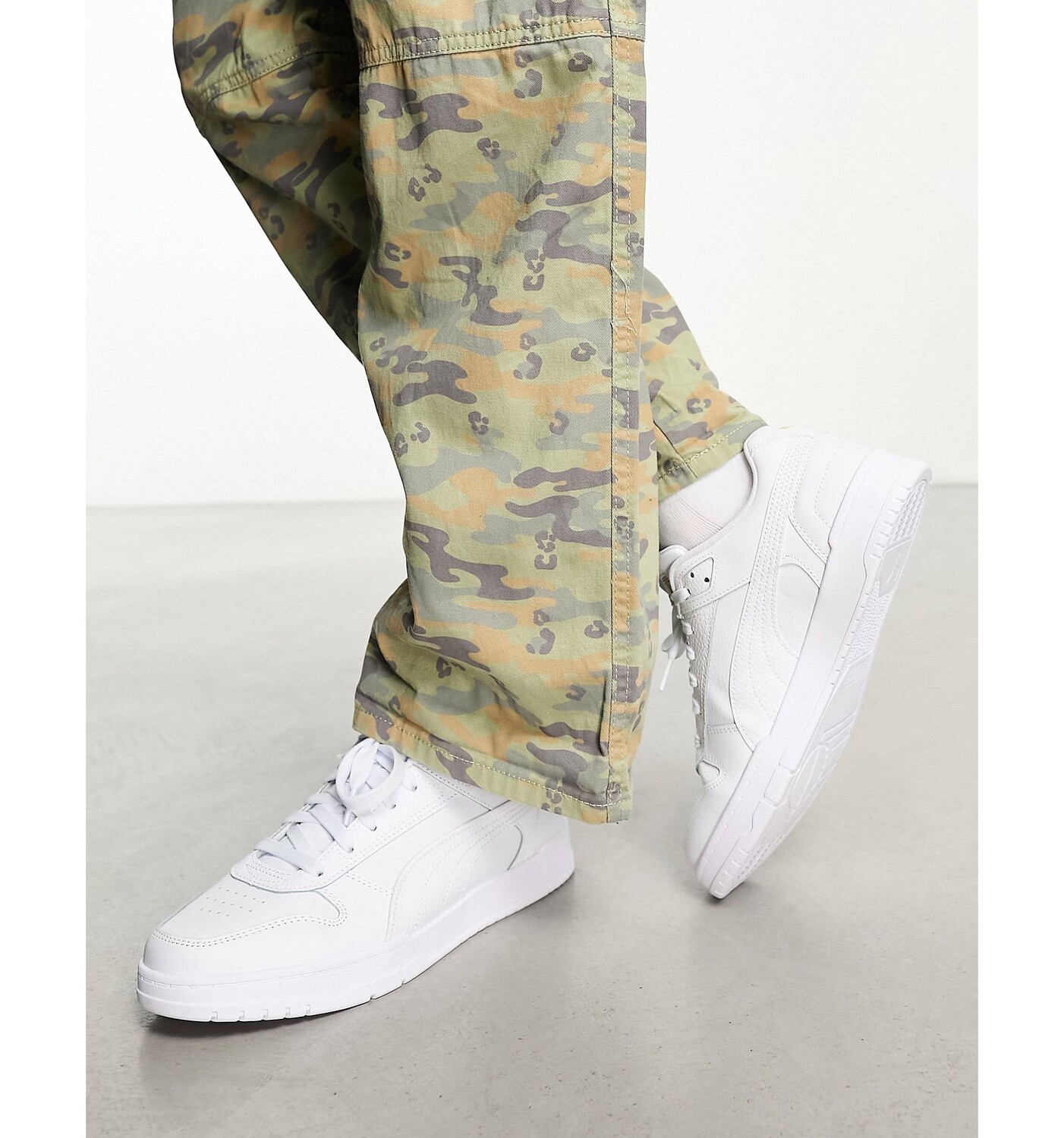 

Тройные белые кроссовки Puma RBD Game Low, Белый