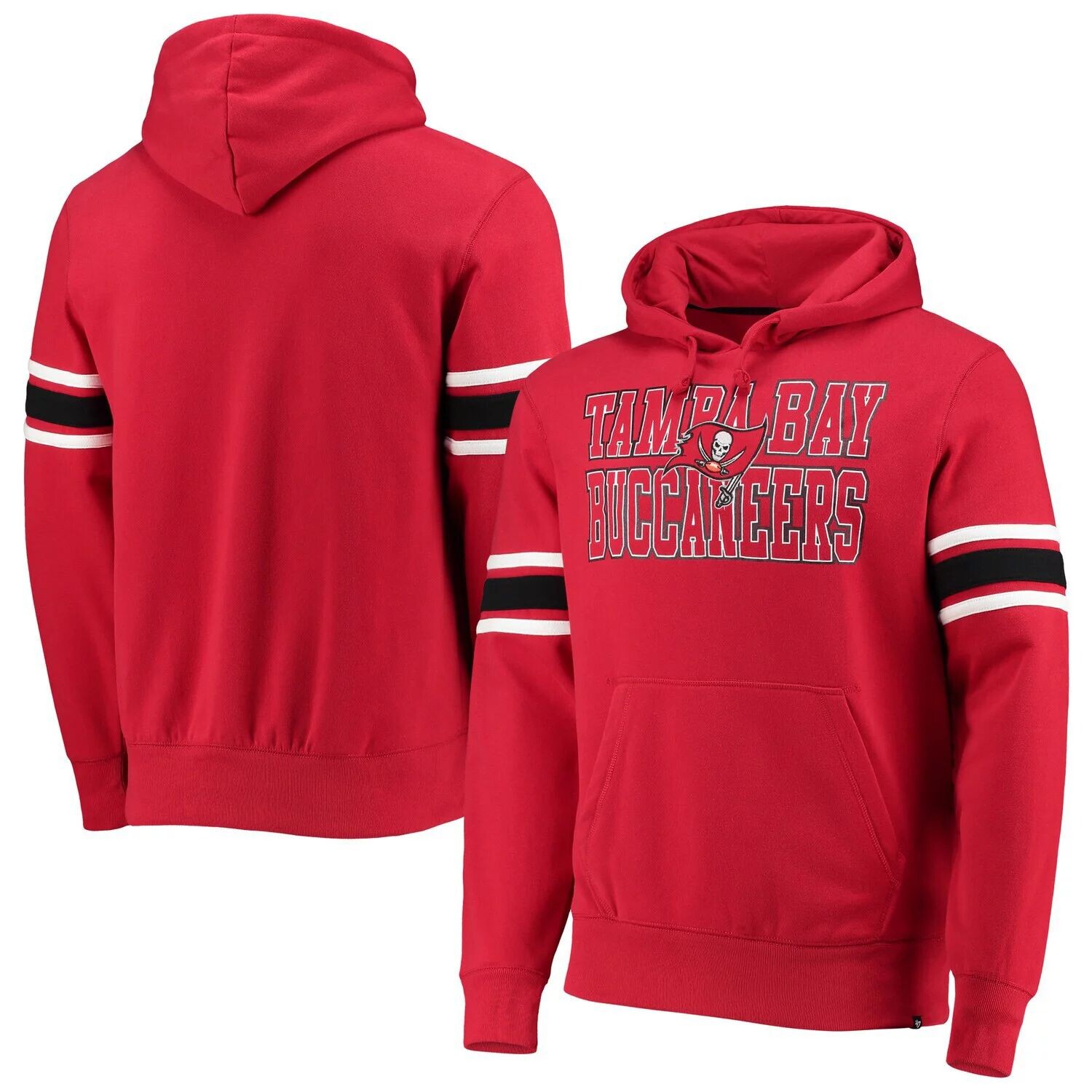 

Мужская красная худи с двойным блоком '47 Tampa Bay Buccaneers, Красный