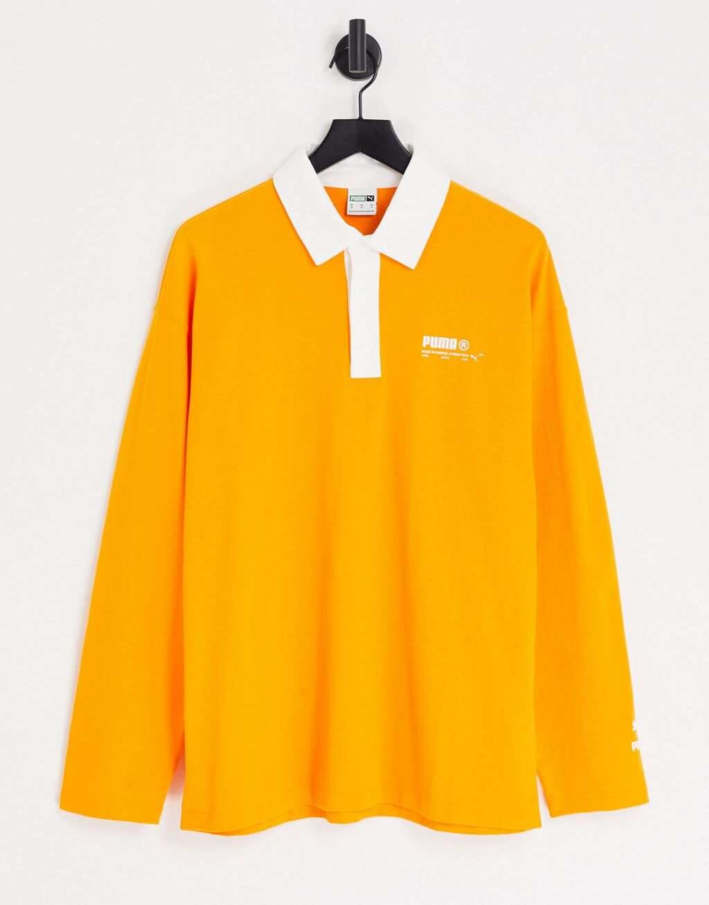 

Яркий оранжевый топ-поло Puma Acid — эксклюзивно для ASOS