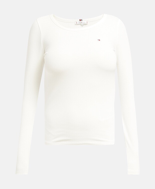 

Топ с длинными рукавами Tommy Hilfiger, экрю