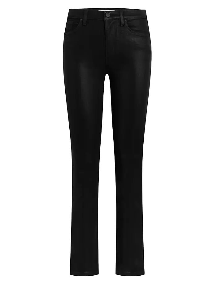 

Прямые джинсы Barbara с покрытием Hudson Jeans, цвет black coated