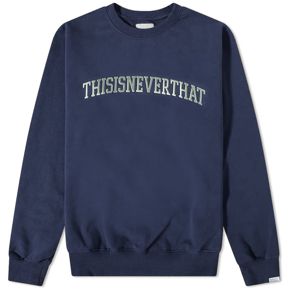 

Толстовка thisisneverthat Arch Logo Crew Sweat, Серый
