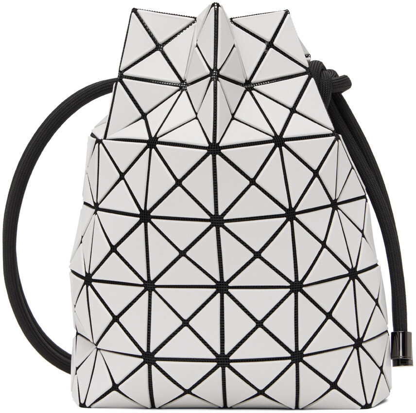 

Серая сумка через плечо с заклепками Bao Bao Issey Miyake