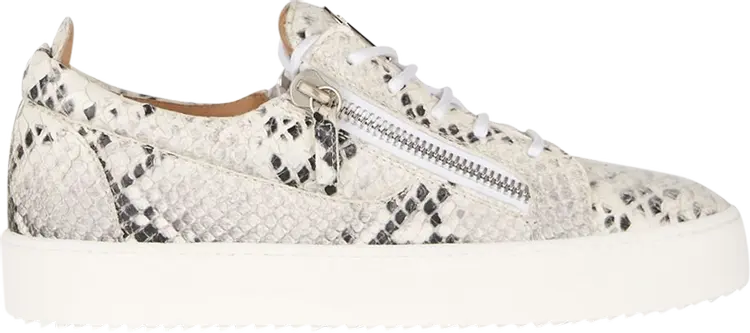 

Кроссовки Giuseppe Zanotti Frankie Rock Grey Python, коричневый