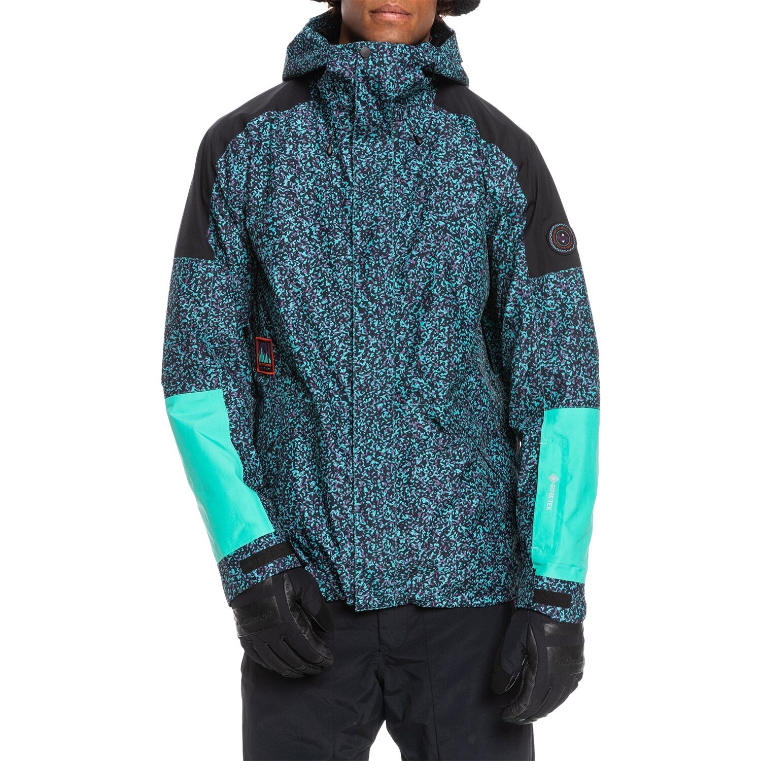 

Куртка Quiksilver High Altitude Goretex, синий / черный