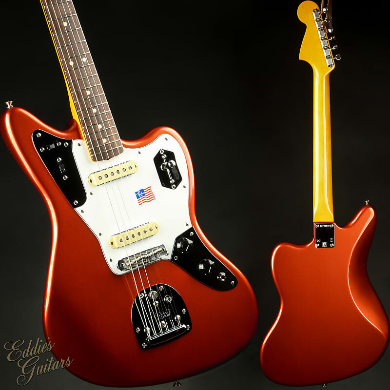 

Fender Johnny Marr Jaguar — металлический нокаут Johnny Marr Jaguar - Metallic KO