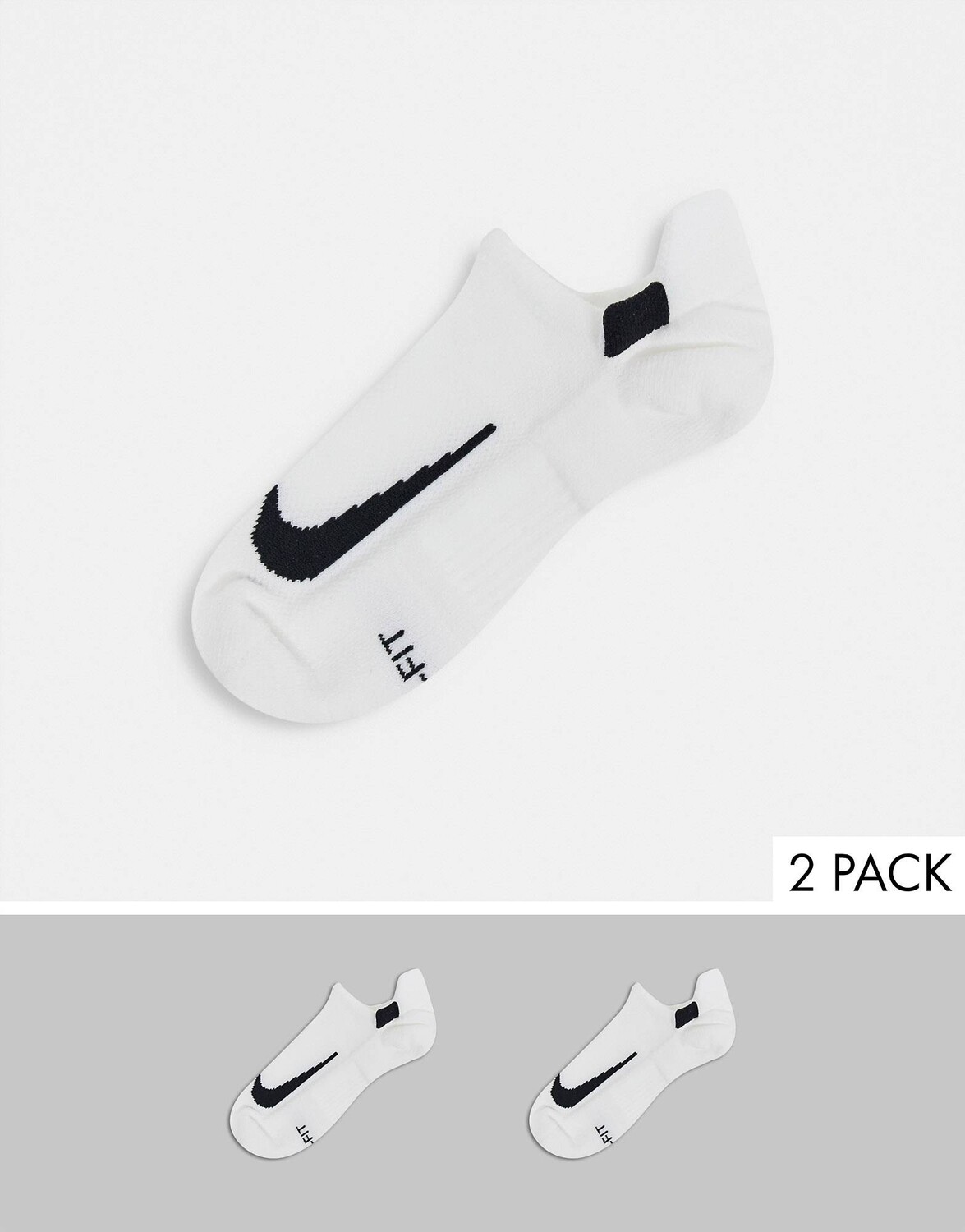 

Белые носки для бега Nike Running 2