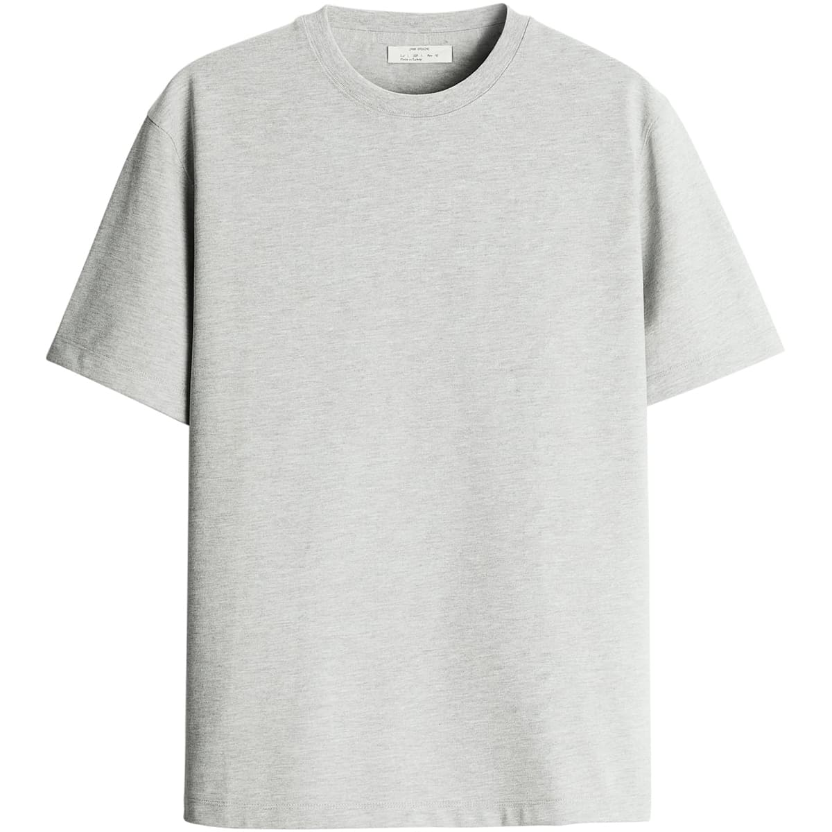 Футболка Zara Short Sleeve Heavy Weight, серый - фото