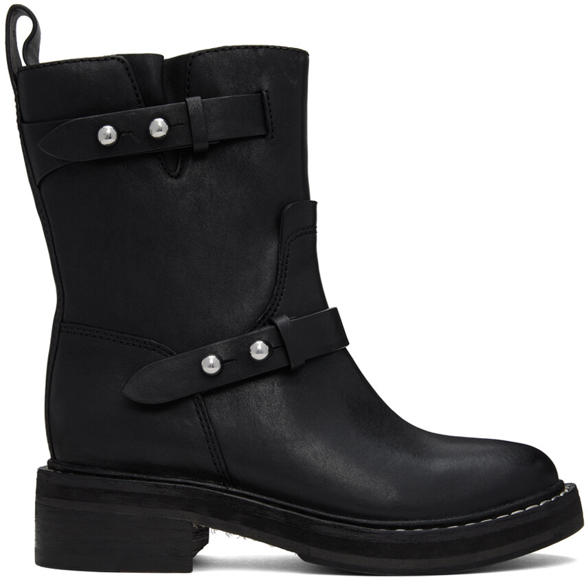 

Черные мотоботы RB rag & bone, Черный, Черные мотоботы RB rag & bone