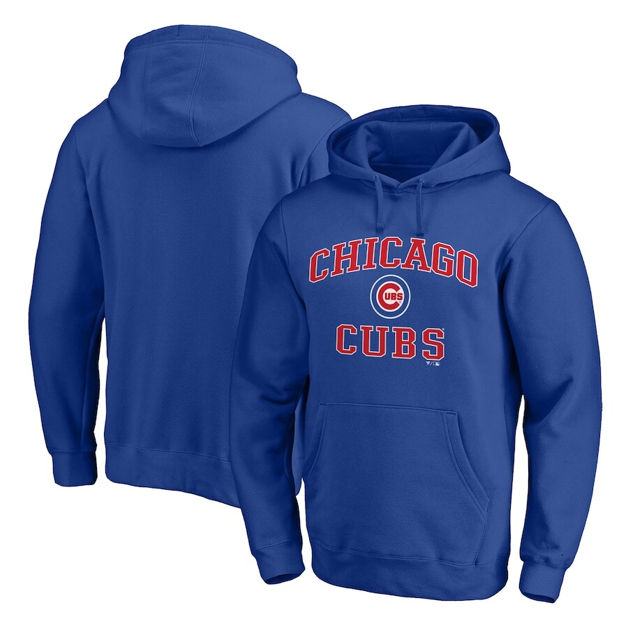 

Пуловер с капюшоном Fanatics Branded Chicago Cubs, роял