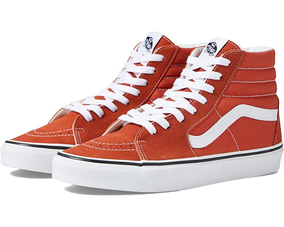 Кроссовки SK8-Hi Vans, теория цвета жженая охра – заказать из-за ...