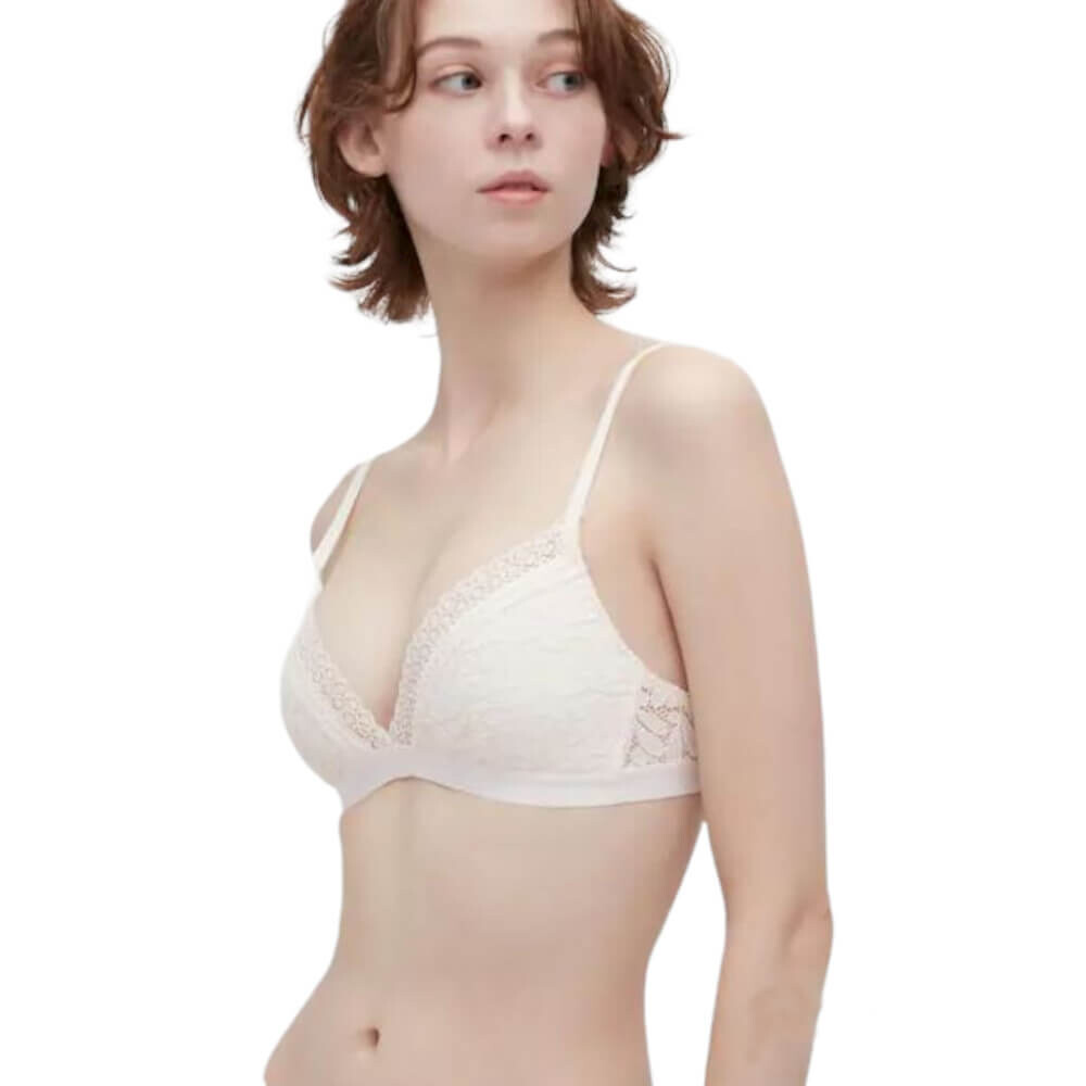 

Бюстгальтер Uniqlo x Princesse Tam Tam Padded Triangle, белый