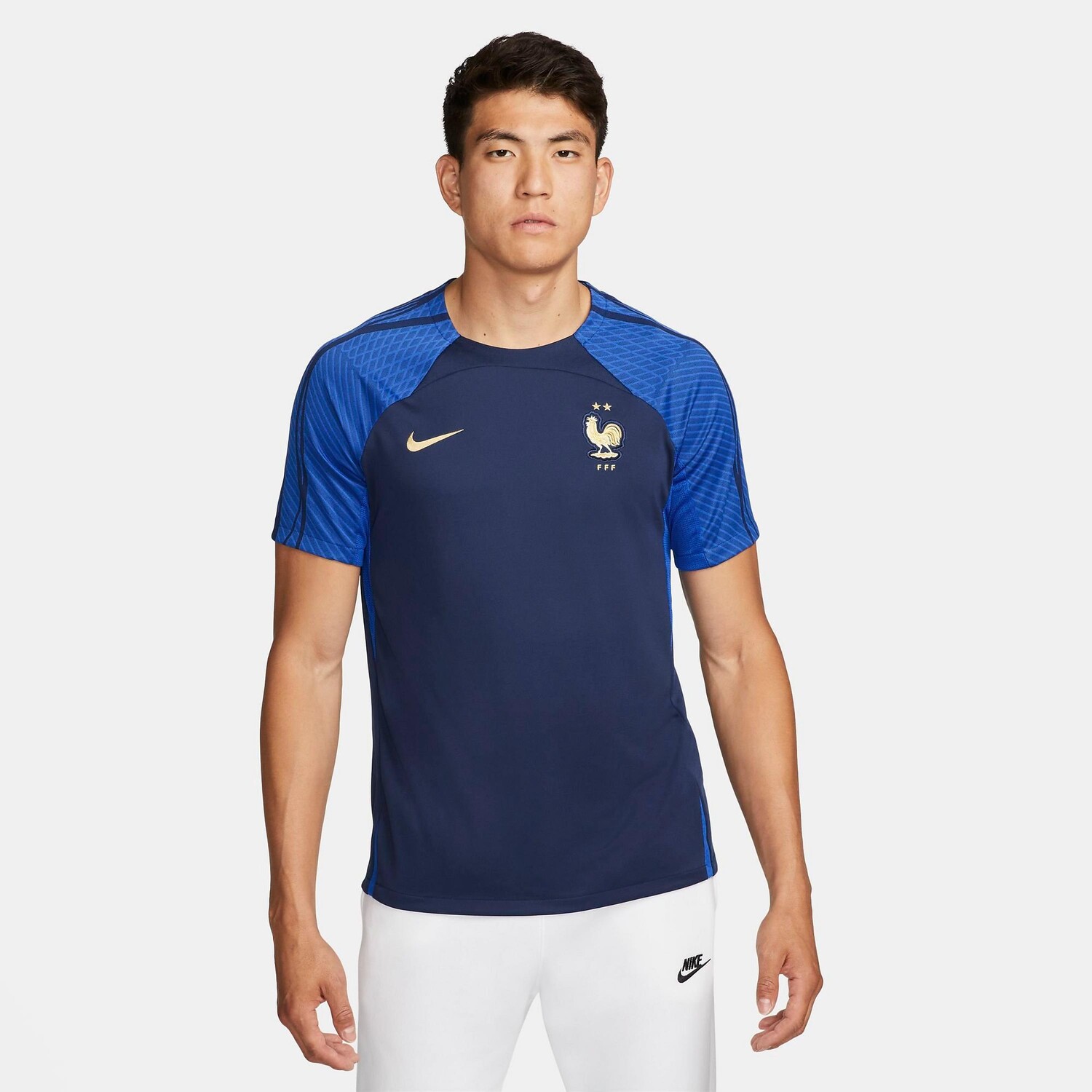 

Мужская футбольная футболка Nike Dri-FIT France Strike, синий