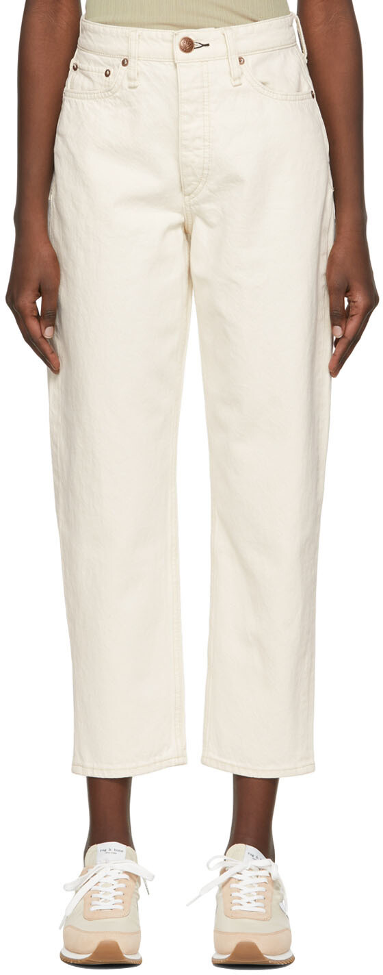 

Джинсы Off-White из органического хлопка rag & bone
