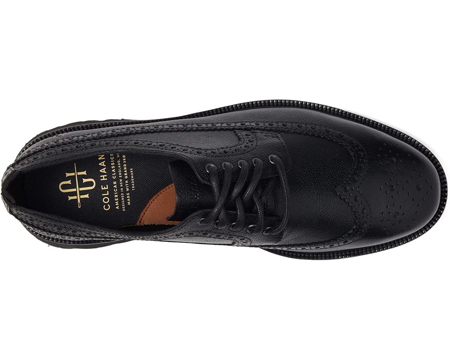 

Оксфорды American Classics Long Wing Cole Haan, черный