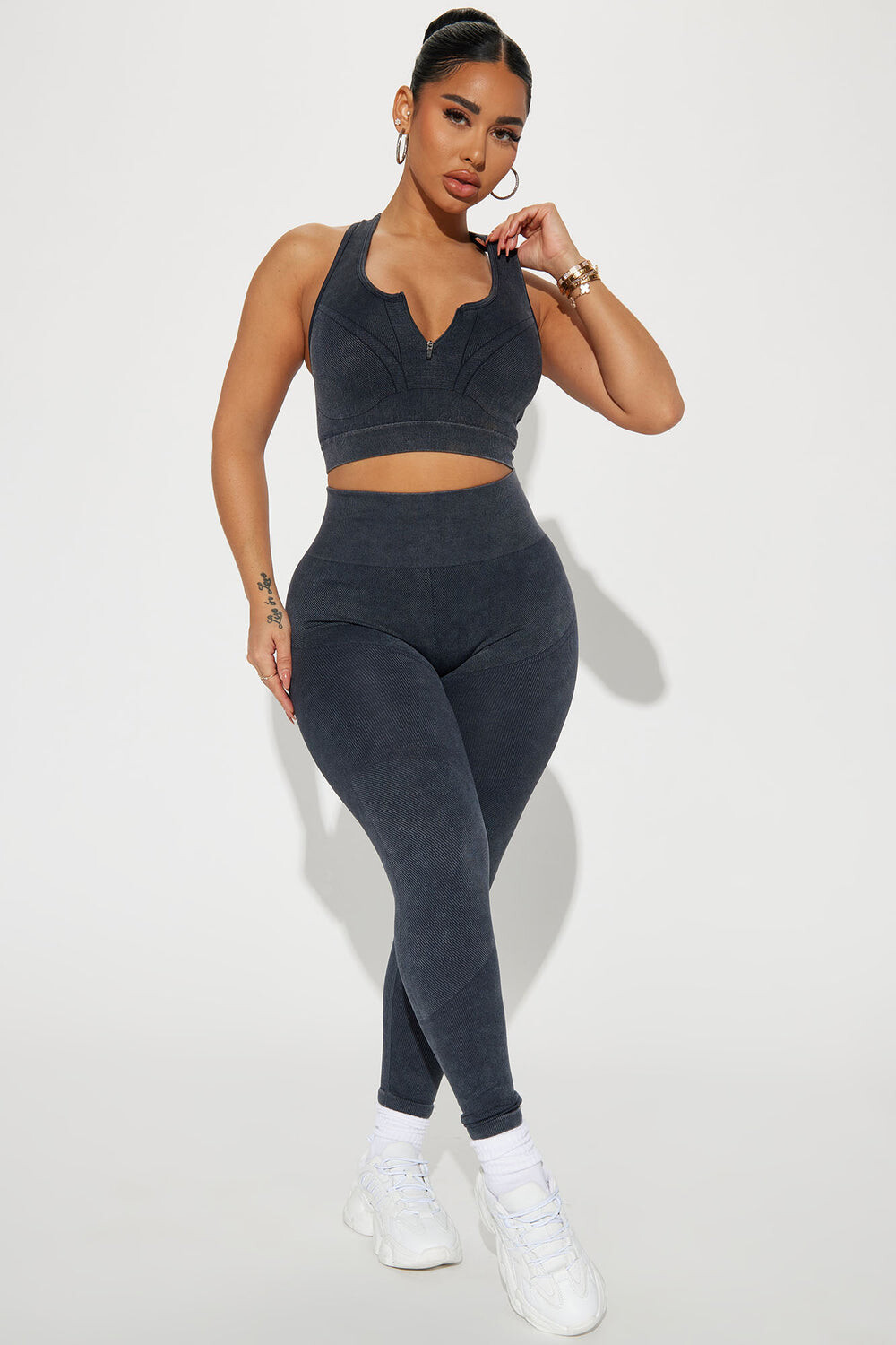 

Леггинсы Fashion Nova 3746SET, черный