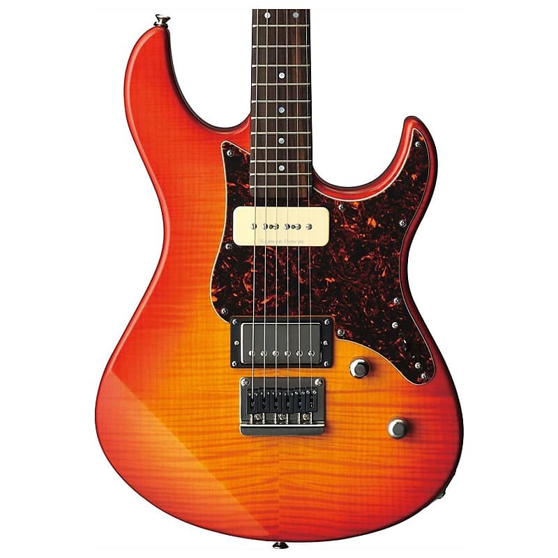 

Электрогитара Yamaha Pacifica 611HFM, топ из огненного клена, светло-янтарный взрыв Pacifica 611VFM