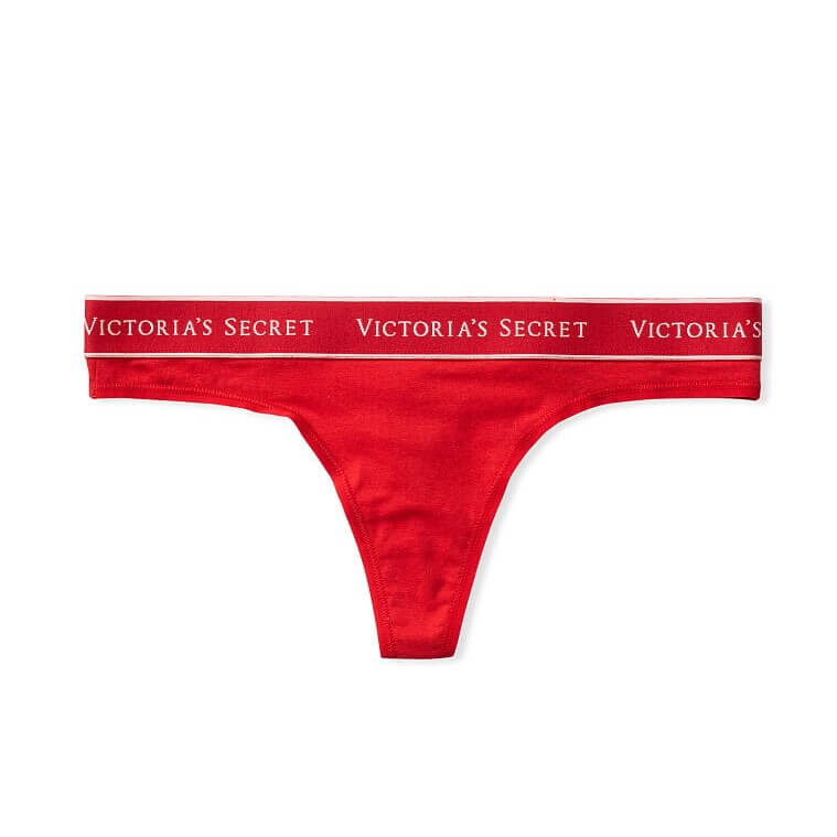 

Трусики-танга Victoria's Secret Logo Cotton, красный