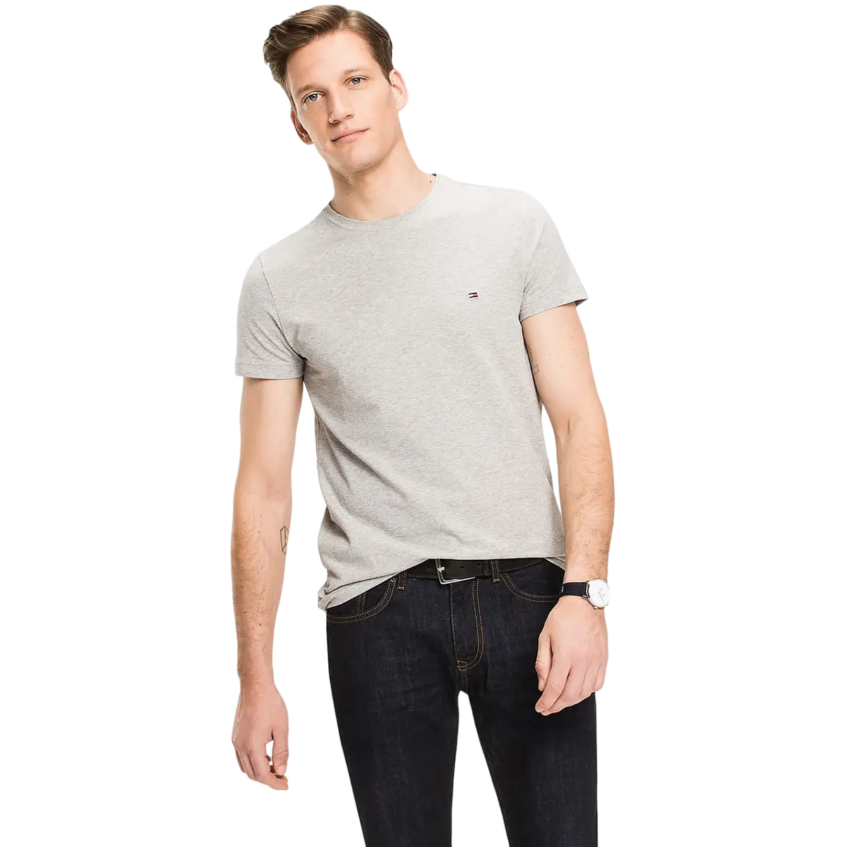 

Футболка Tommy Hilfiger Slim Fit, серый