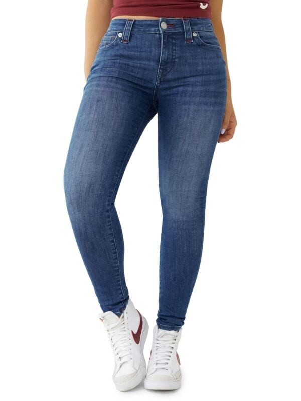 

Джинсы Скинни True Religion Jennie, голубой