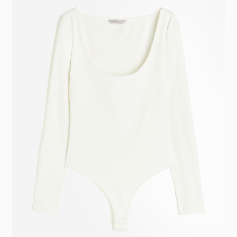 

Боди H&M Thong, кремовый