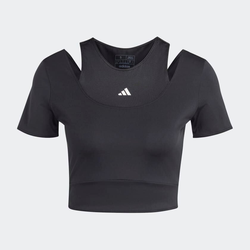 

Топ Adidas HIIT AEROREADY Crop Training, черный