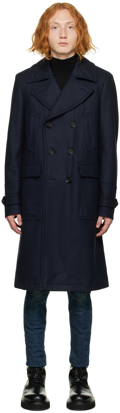 

Синее пальто Milford Belstaff