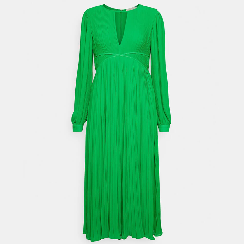 

Платье MICHAEL Michael Kors Pleated, ярко-зеленый