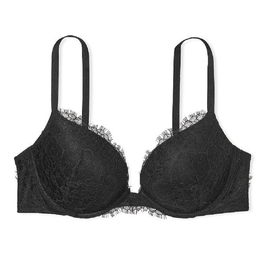 

Бюстгальтер Victoria's Secret Dream Angels Lace Push-up, черный