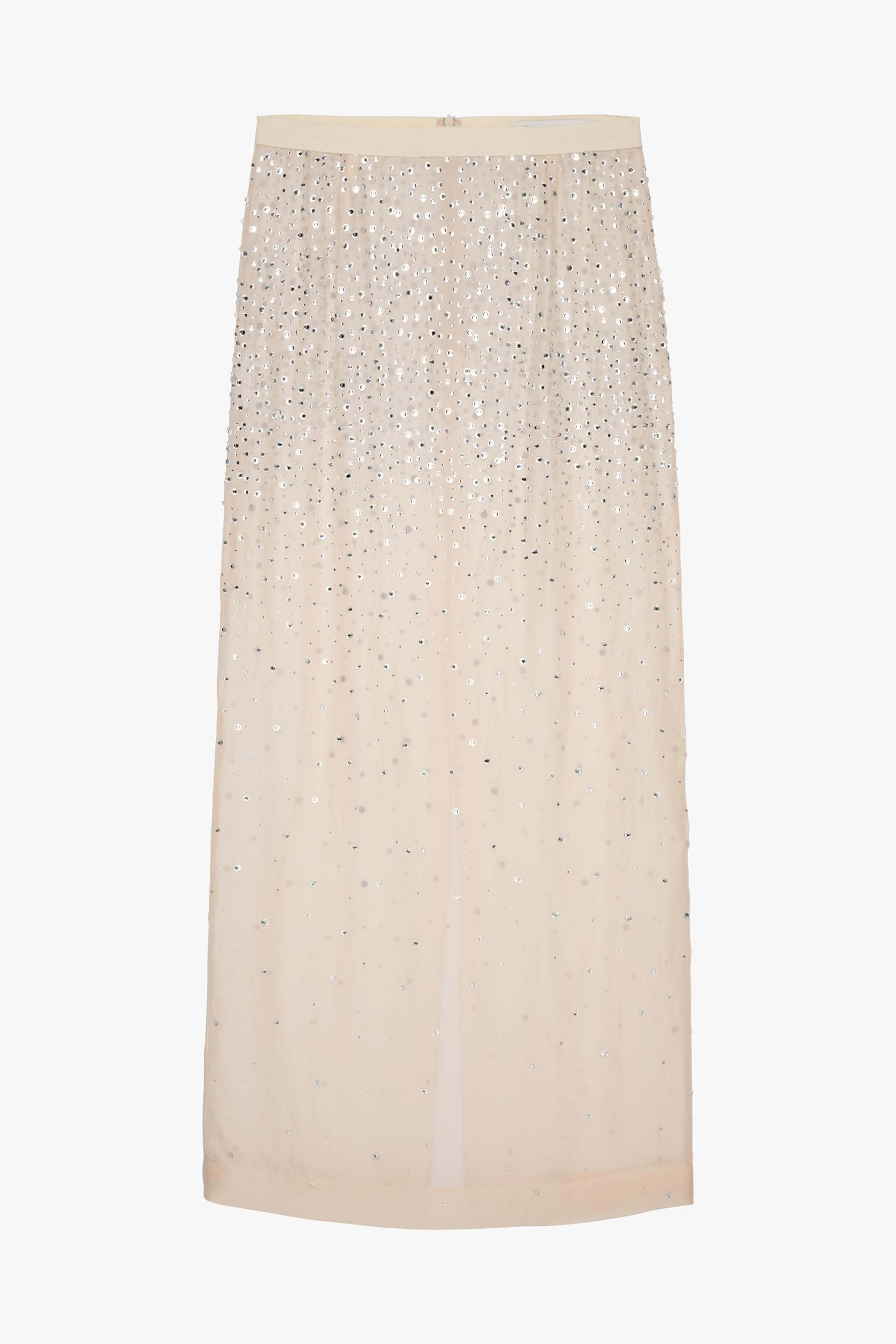 Юбка Zara Silk - Limited Edition, бежево-розовый юбка zara satin midi бежево серый