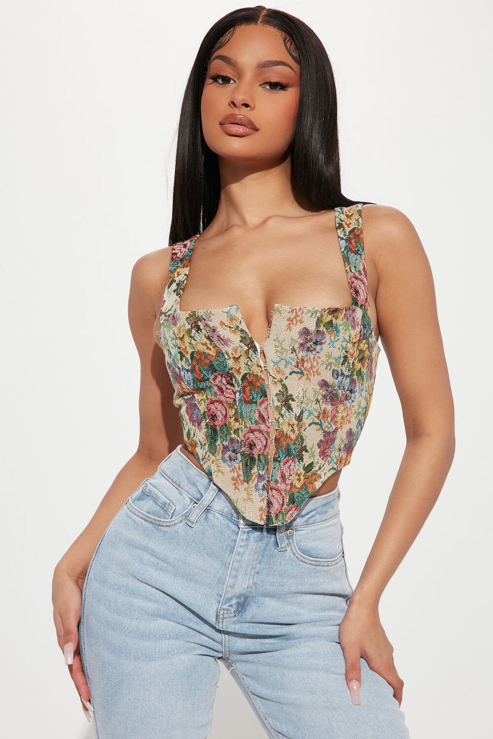 

Топ Fashion Nova TH28089, разноцветный