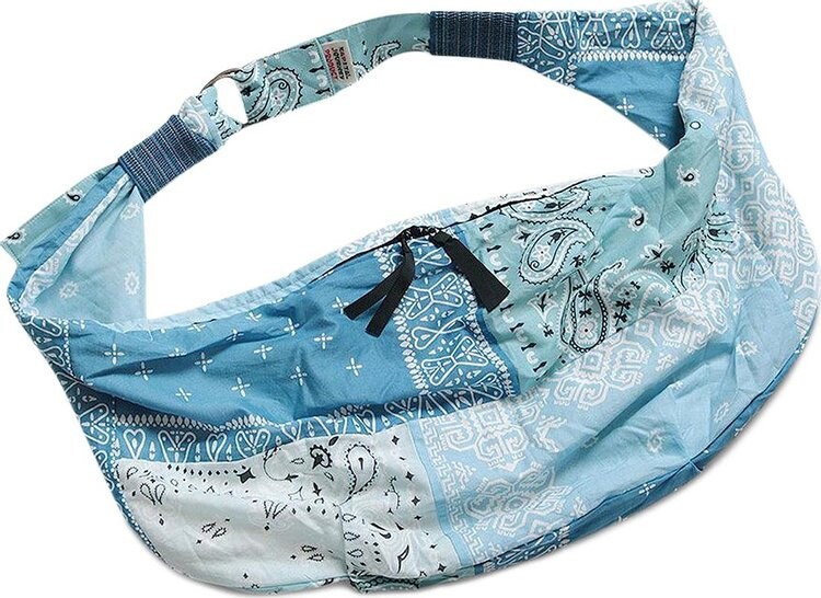 

Сумка Kapital Gauze Bandana Beach Snufkin Bag Sax, синий