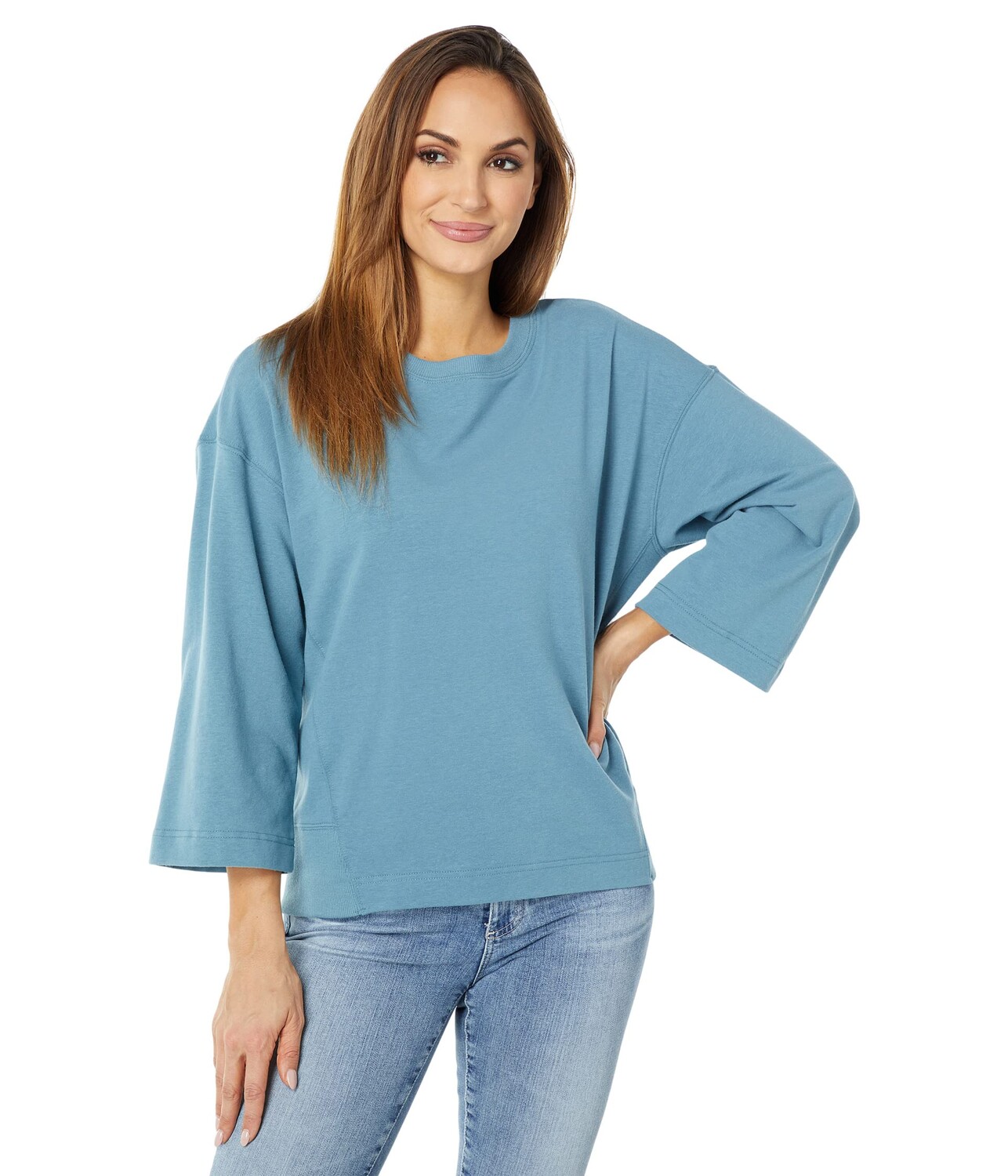 

Толстовка Three Dots, Washed Crew Neck Sweatshirt
