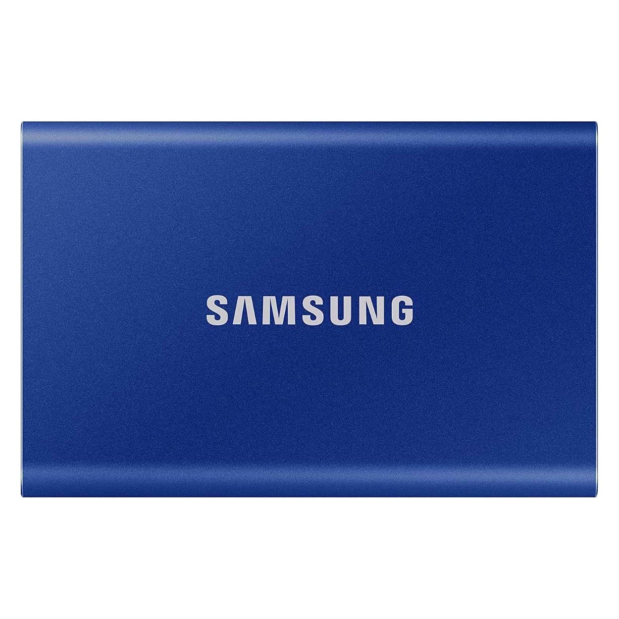 Внешний диск SSD Samsung Portable T7, 2ТБ, синий